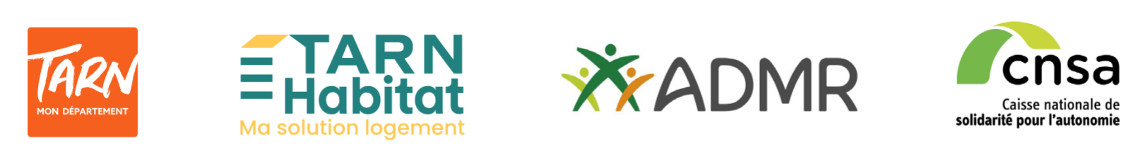 Logos des financeurs de la résidence Le Lotier