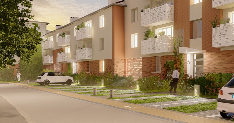 Quartier Saint-Martin en vue de nuit