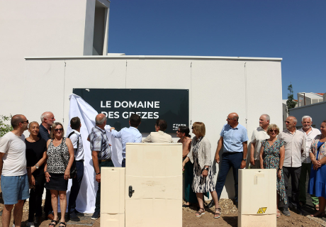 Inauguration du Domaine des Gr&egrave;zes