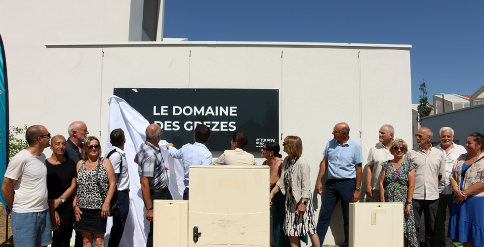 Inauguration du Domaine des Gr&egrave;zes
